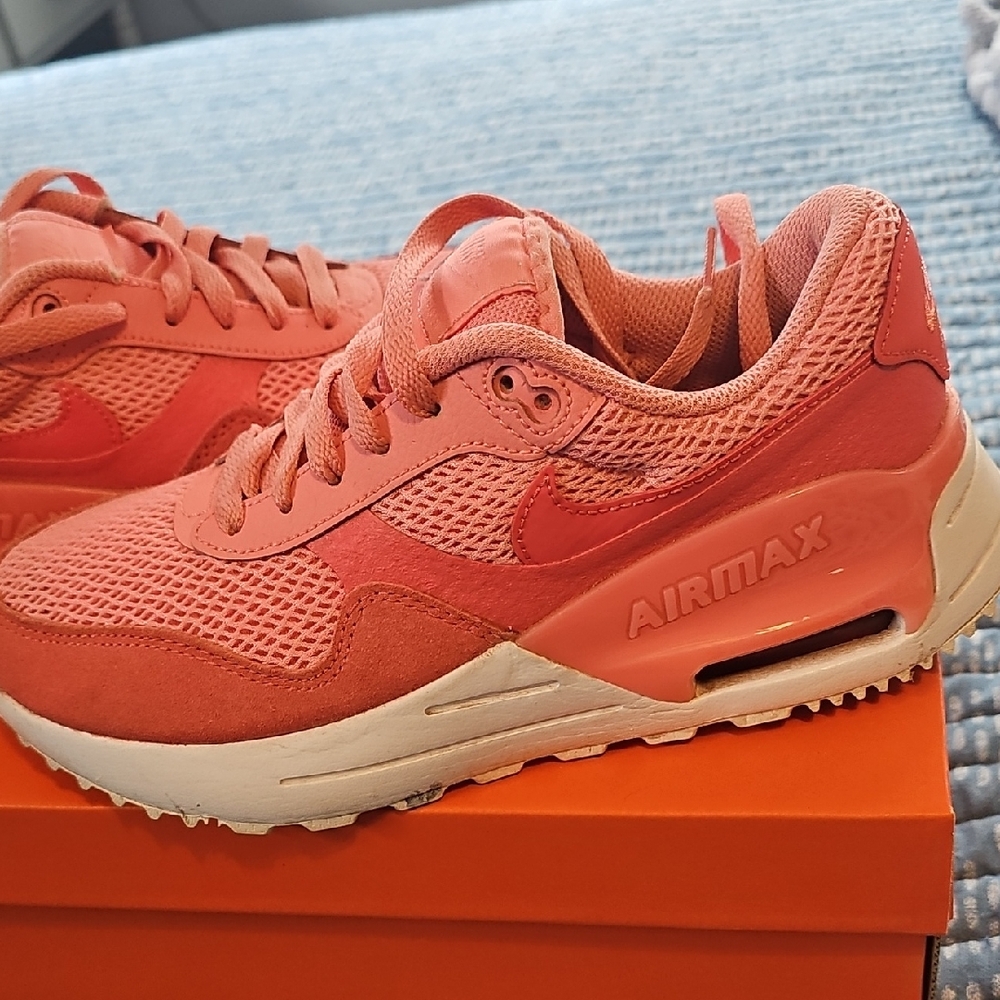 ONE DAY SALE!! Nike Women’s Air Max Sneakers — Coral Pink GREAT CONDITION!